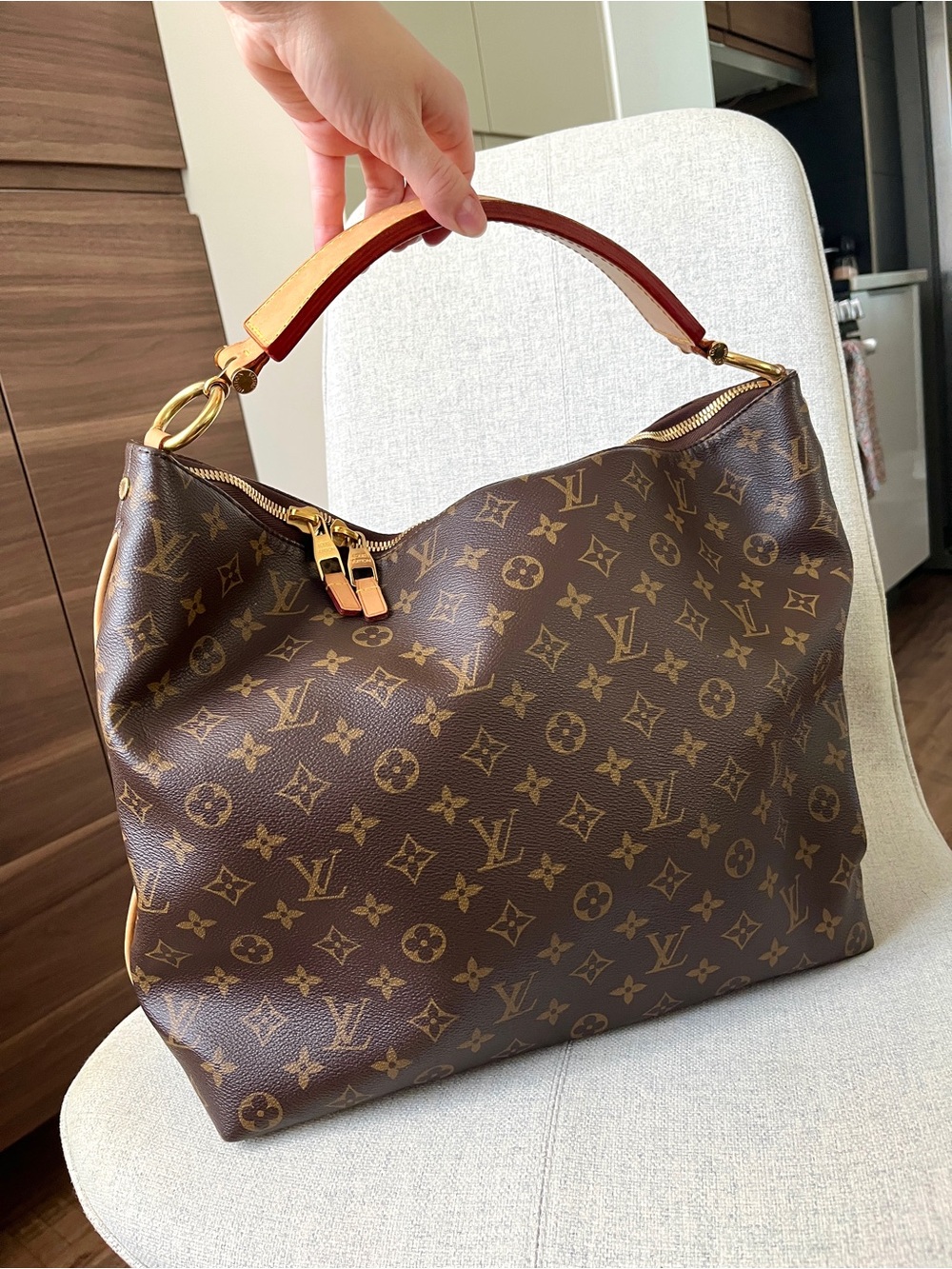 Louis Vuitton "Sully MM" - Pristine Condition - Includes Original Dust Bag - Picture 16 of 16